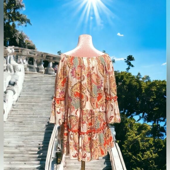 TRUE DESTINATION RESORT WEAR CRUISE VACATION BEACH COVERUP DRESS SWIMWEAR SMALL - Picture 3 of 6